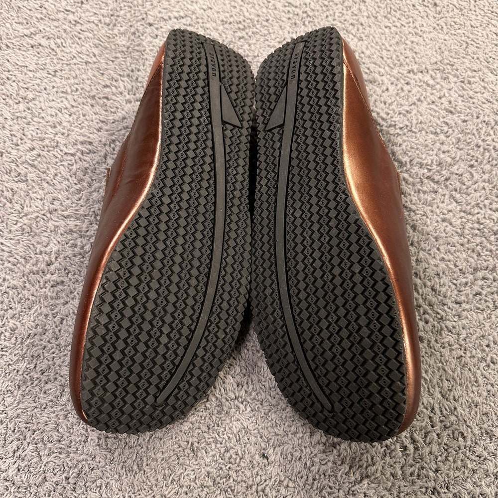 Aravon Shoes Womens 10 AA Bronze Slip On‎ Clogs Comfort Casual Walking Cutout - Picture 9 of 10